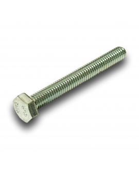 ZINC HEX HEAD SCREW M6X50 CL8.8