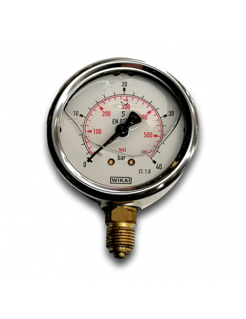 MANOMETER  1/4 GAZ D63 0.6 BAR