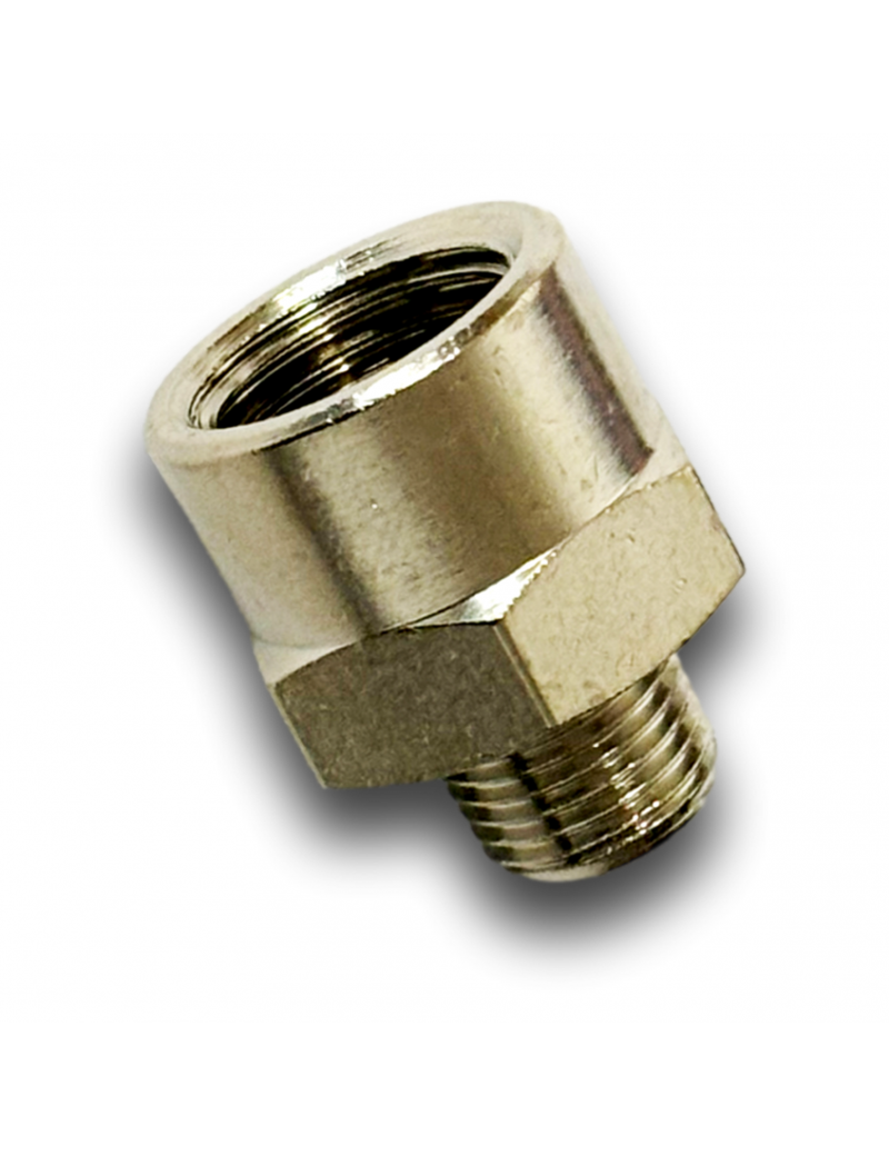 1/4G FEM - 1/8NPT MALE ADAPTOR FOR FUEL REGUL. PRESS. GAUGE