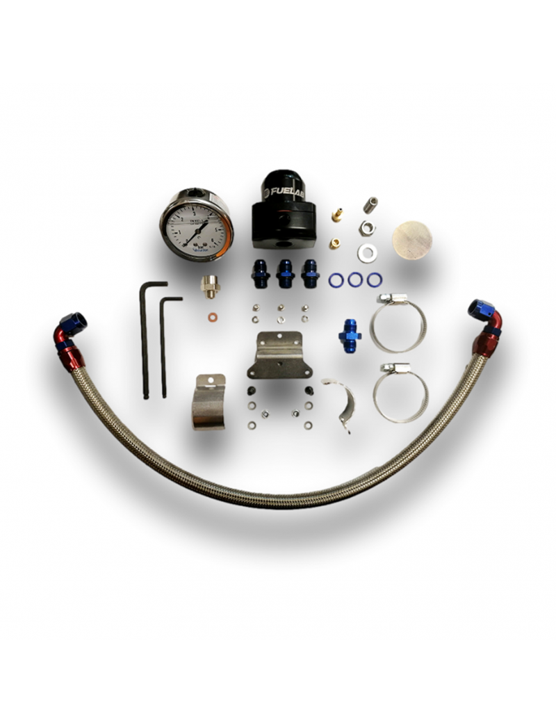 COMPLETE EXT. REGULATOR KIT WITH ANALOGIC PRES. GAUGE