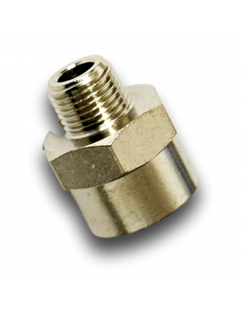 ADAPTATEUR 1/4G FEM - 1/8NPT MALE POUR MANO REGUL. ESS.