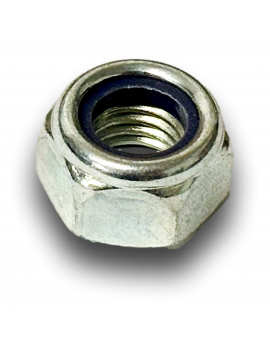 NUT M12 NYLOCK ZINC PLATED