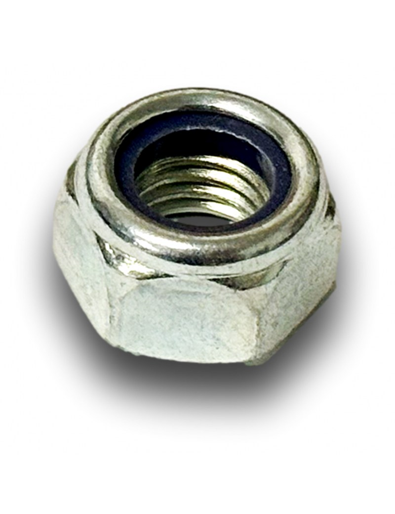 NUT M12 NYLOCK ZINC PLATED