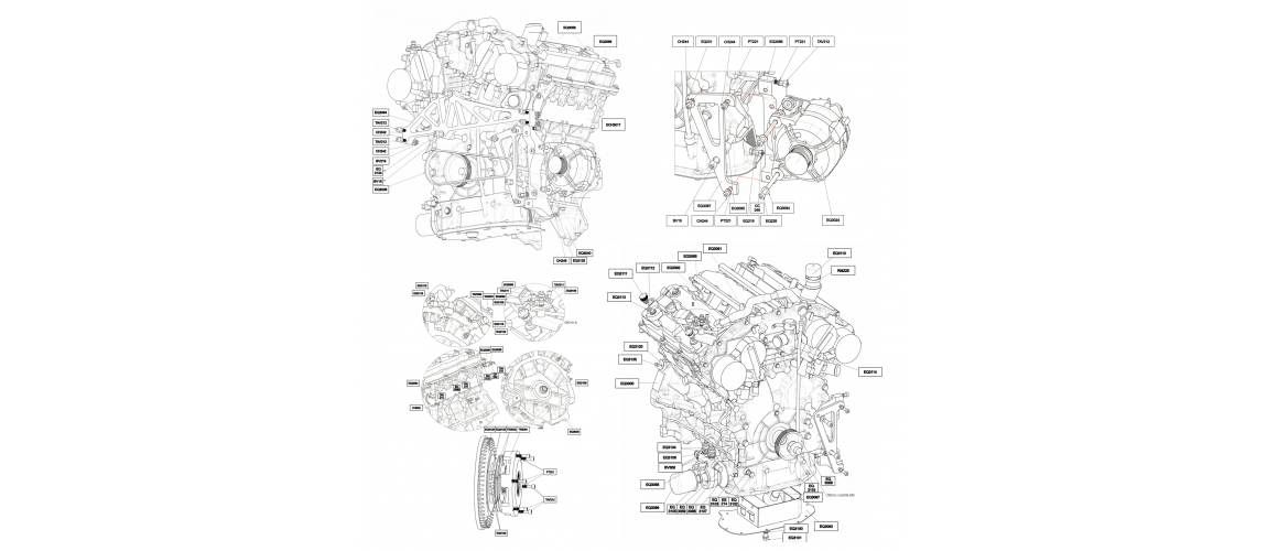Detached pieces - Mitjet International - Mitjet ST - Motor - General engine