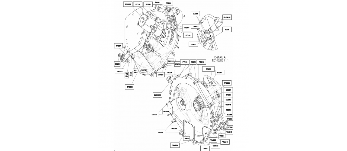 Detached pieces - Mitjet International - Mitjet ST - Gearbox - Gearbox bell