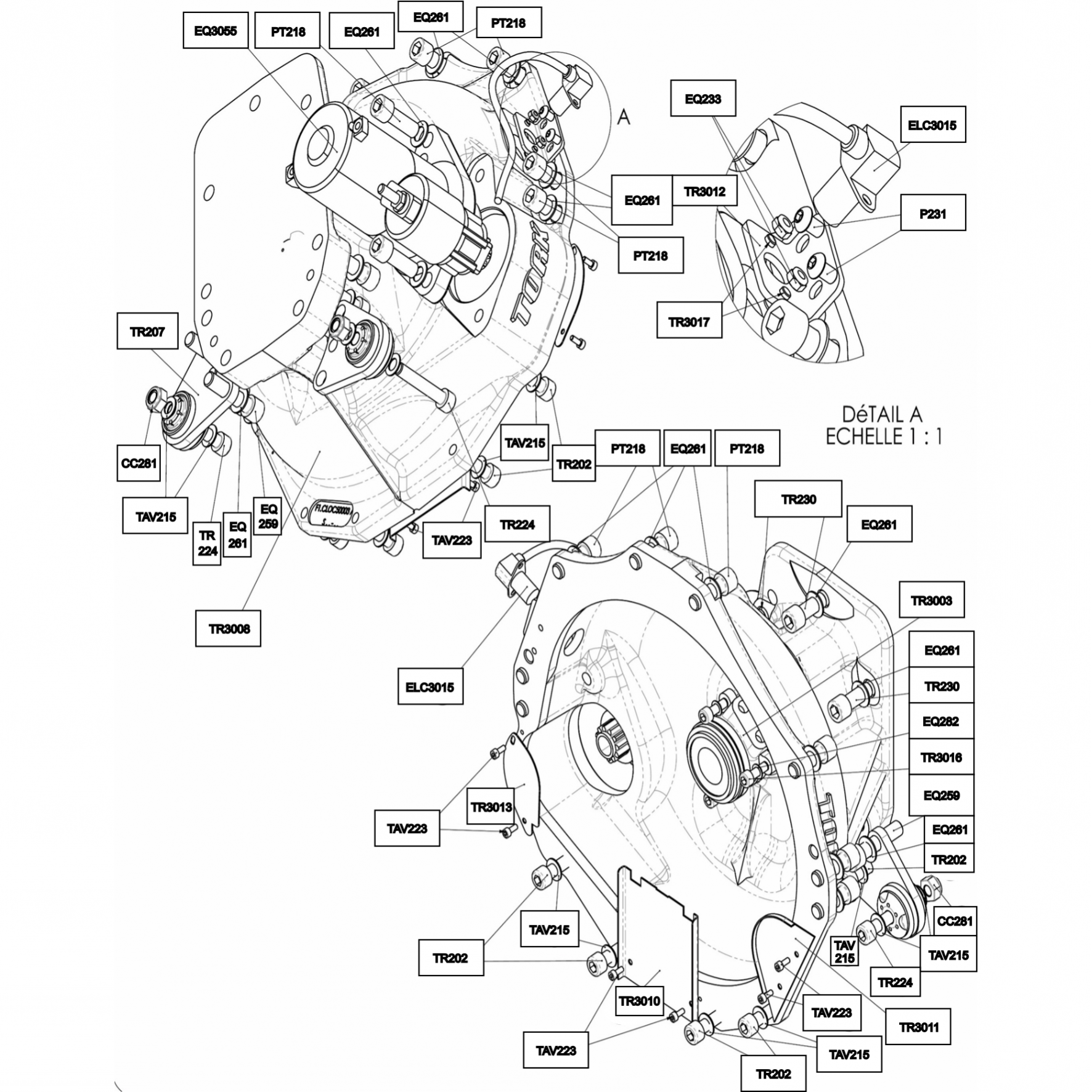 Detached pieces - Mitjet International - Mitjet ST - Gearbox - Gearbox bell